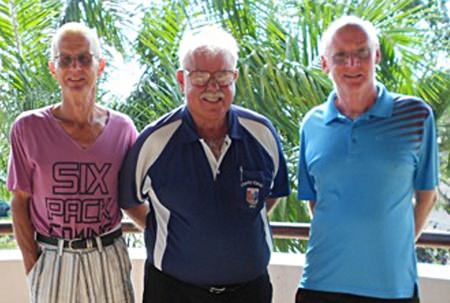 (L-R) Henning Olsen, Dave Richardson and Graham Buckingham.