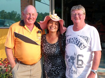 (L-R) Capt Bob, Noodle Russell and Wayne Cotterell.