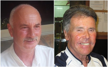 Andy Pedlar (left) & Frank Hughes.