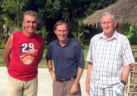 Neil Harvey, Jonathan Pratt and Sam Gettinby.