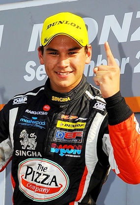 Thai racing protégé Sandy Stuvik.