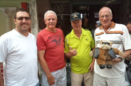 (L-R): Tom McMahon, Eric Black, Martin Todd & Alan Sanders. 