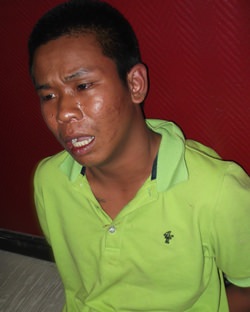 Narong Chanrasamee allegedly confessed to snatching a handbag from a Russian tourist.