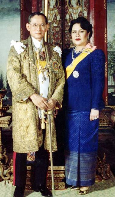 His Majesty King Bhumibol Adulyadej the Great and Her Majesty Queen Sirikit celebrate Their 65th wedding anniversary on Tuesday, April 28. (Photo courtesy of the Bureau of the Royal Household)