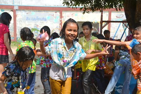 Then the real fun began, with a more modern splashing of cool water on a very hot day.