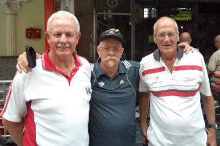 (L to R) Eric Black, Peter Grey and Allan Sanders.