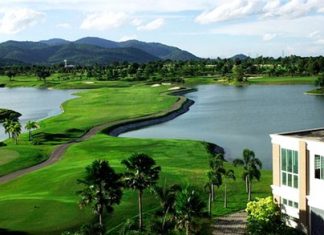 Even without wind Pattana’s B1 is one tough starting hole.