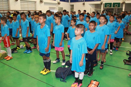 Over 300 children from local Pattaya schools attended the sports training camp.