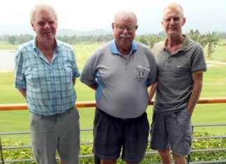 Steen Habersaat and Henning Olsen with Dave Richardson.