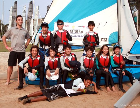 All smiles from the Bangkok Prep School team.