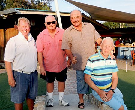 (L-R) Brad Jordison, Andy Makara, Norm Cheetham and John Stafford.