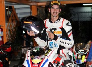 A triumphant Ben Fortt