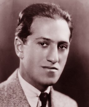 Modest start: George Gershwin.
