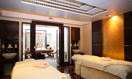 A fully equipped private and spacious massage room for a true pampering spa experience at Devarana.