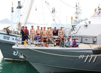 Fishing boat owner arrested for labor-law violations Naval authorities intercepted two fishing boats operating without a Thai captain - a violation of Thailand’s labor law.