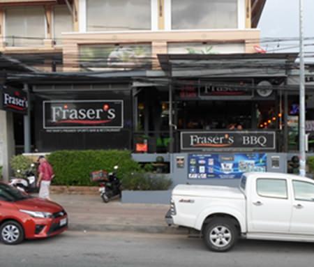 Fraser’s Sports Bar and Restaurant after six weeks of renovation work.