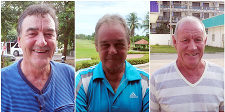 (L-R) Bruce Gardner, Iain Walsh and Rod Howett.