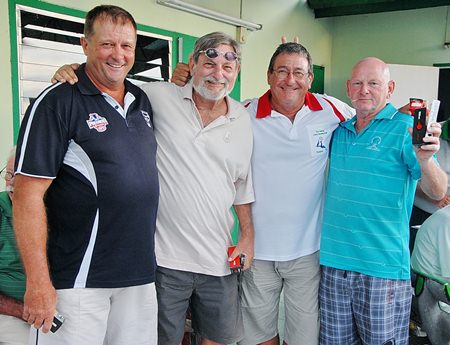 Fourth in the standings, Mike Winfield, Stuart Rifkin, Paul Avery and Graham Rice.