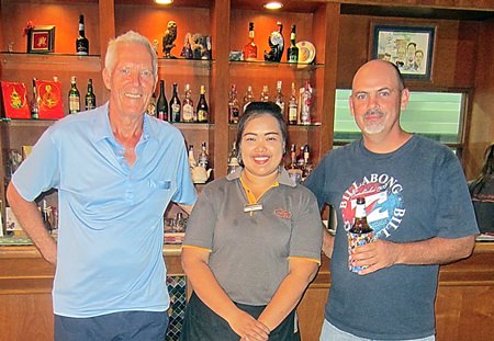 David Nicholson & Gordon Clegg with one of B.J. Holiday Lodge’s finest.