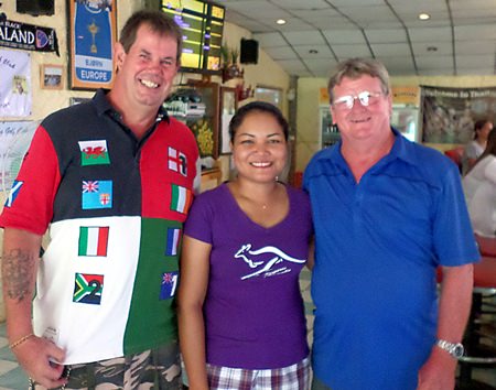 (From left) Kevin Wild with Eng & Wayne Cotterell.