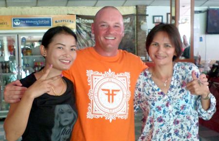 Pin, Steve Balfour and Thip.