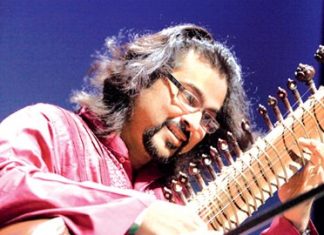 World class sitar player Purbayan Chatterjee.