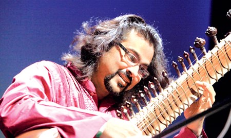World class sitar player Purbayan Chatterjee.