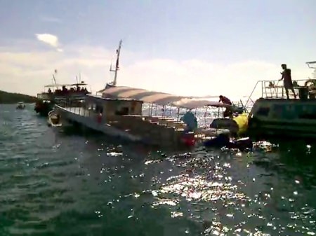 Eighty-two people were pulled from the Petchara 7 when the ferry sank on its way back to Pattaya on Sunday May 31.