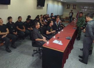 16 fake army rangers detained for working security at Pattaya seminar Police bring in 16 people masquerading as army rangers to provide security for a seminar at a well known beach resort. None were still in the armed forces.