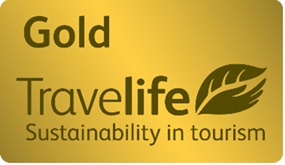 Travelife Gold Award for Sustainability in Tourism.