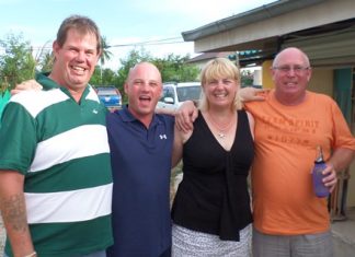 Friday winners: Kevin Wild, Steve Balfour, Karen Craigie and Alan Beck.