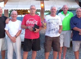 Khao Yai golfers: Bill, Peter, Aiden, Paul, Lloyd and Barry.