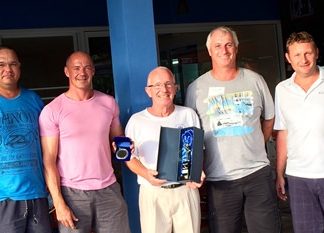 (From left) Robbie Barnes, Andre, Aidan Murray, Brendan Cope and Greg Hirst.