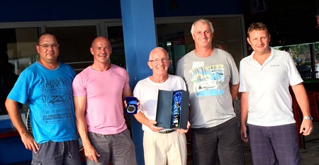 (From left) Robbie Barnes, Andre, Aidan Murray, Brendan Cope and Greg Hirst.