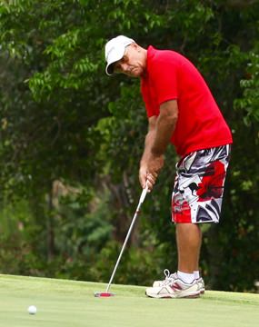 Paul Pavloff in action.