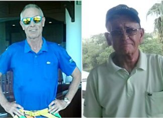 The sartorially attired Walter Baechli & Jon Swanson.