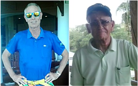 The sartorially attired Walter Baechli & Jon Swanson.