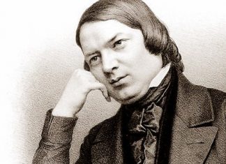 Robert Schumann (circa 1850).