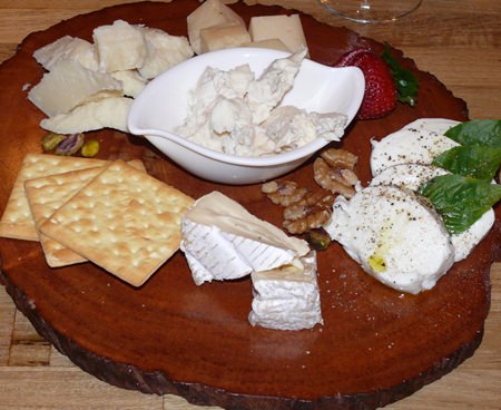 A cheese board to whet your appetite.