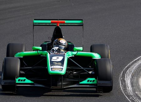 Thai driver Sandy Stuvik in action at the Hungaroring, Sunday, July 26.