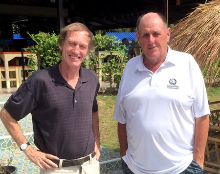 Stan Rees with Jonathan Pratt.