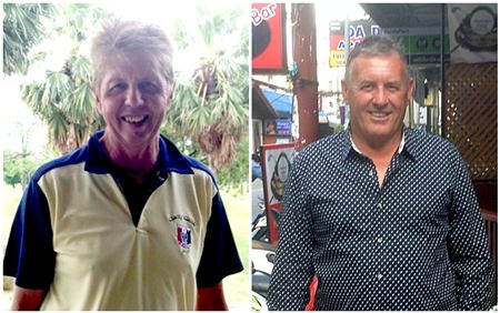 (From left) Gerd Riedler and Phil Davies.