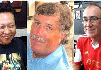 (Left to right) Shuichi Kodaka, Hal Hart & Neil Skilton.