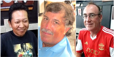 (Left to right) Shuichi Kodaka, Hal Hart & Neil Skilton.