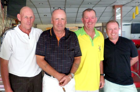 Lloyd Shuttleworth, George Barrie, Kevin Waycott and Dave Buchanan.