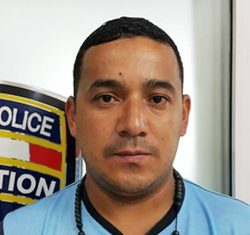 Cesar Augusto Caita Riomalo has been arrested for using a counterfeit passport with a fake name.