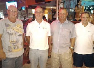 (L to R) Dave Horne, Arthur Hancock, Mikael Andersson and Harry Vincenzi.