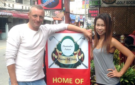 Christian Boysen (left) with Sar.