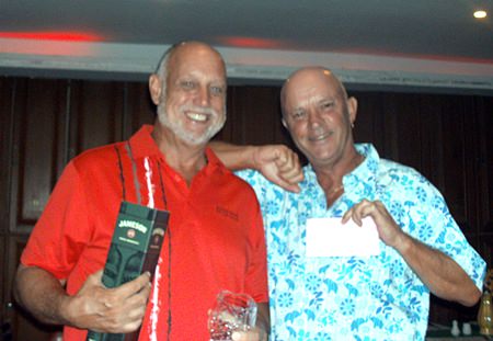 Jim Brackett (left) with Nick Shaw.