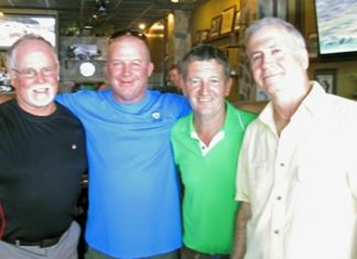 Ferris on fire – again Dave Ferris, John Emmerson, Gary Emmett and Jimmy Dundon all made it onto the podium on Monday.